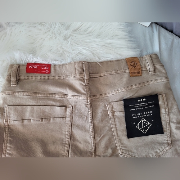 NEW- Point Zero Men Sam Hybrid Sweat Jeans , Size 38 X 32 - Picture 4 of 6